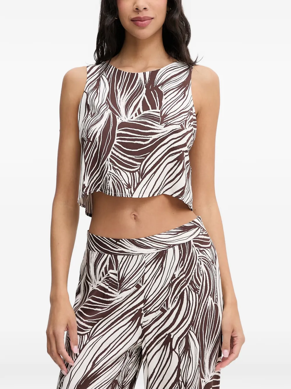 GUESS USA open-back tank top - Marrone