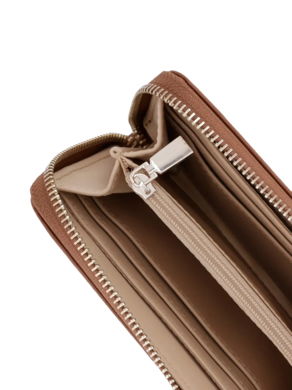 GUESS USA Janie portemonnee met logoplakkaat Bruin