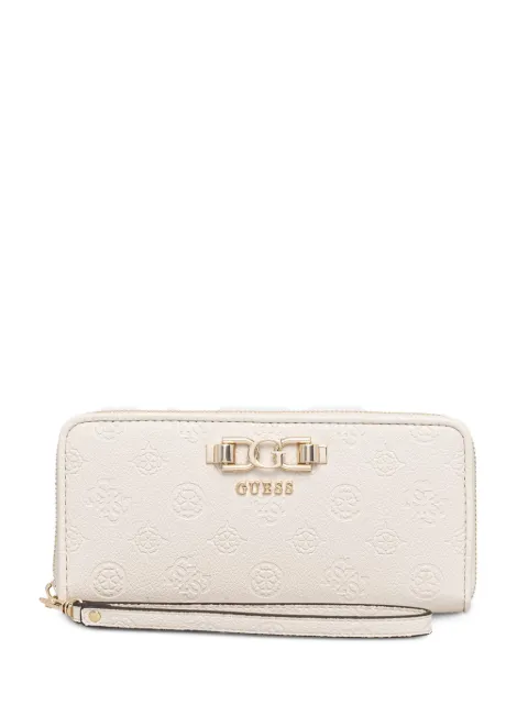 GUESS USA cartera Anise con logo en relieve