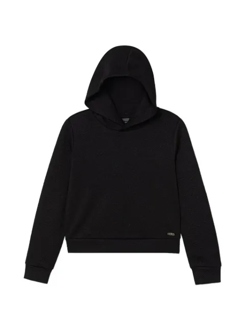 guess kids hoodie con monograma en jacquard