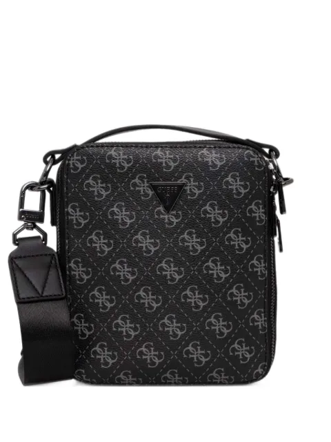 GUESS USA monogram-print messenger bag