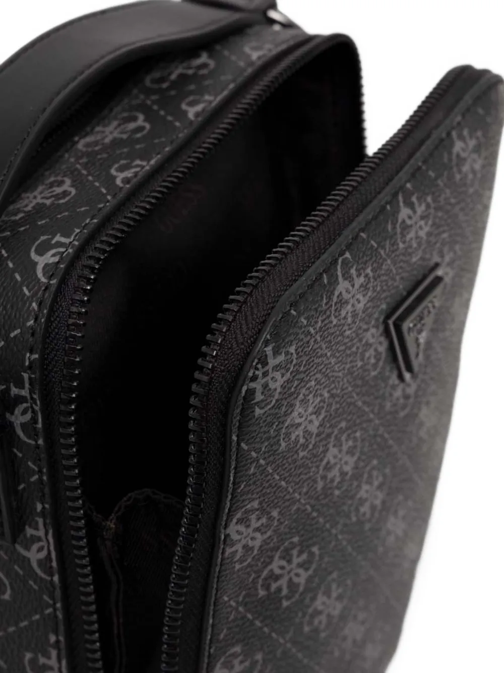 GUESS USA Messengertas met monogramprint Zwart