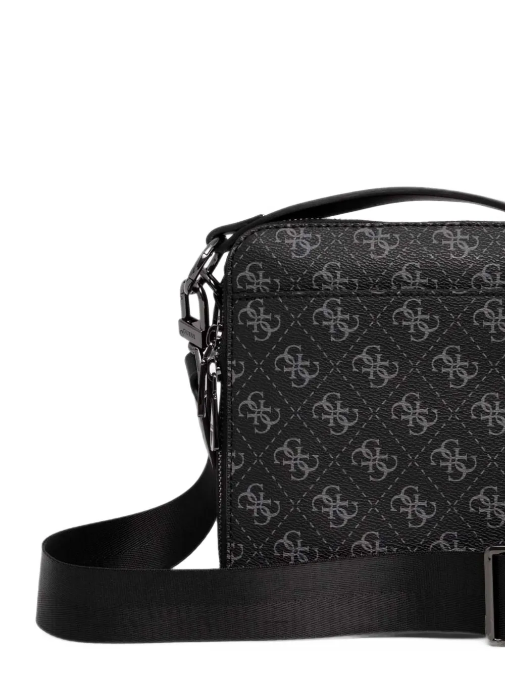 GUESS USA Messengertas met monogramprint Zwart