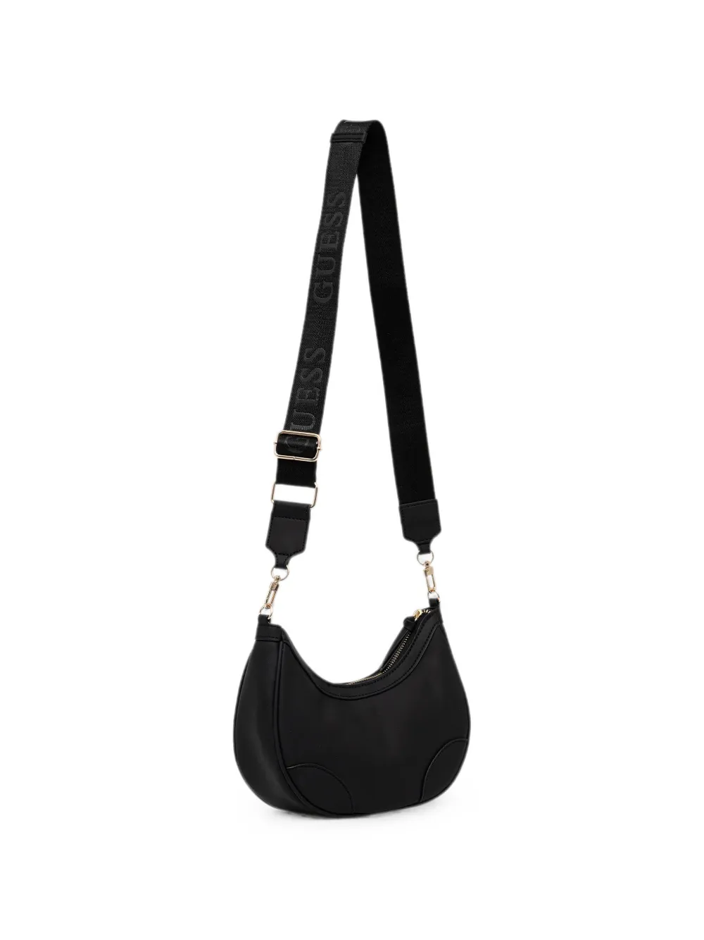guess kids logo-lettering shoulder bag - Nero