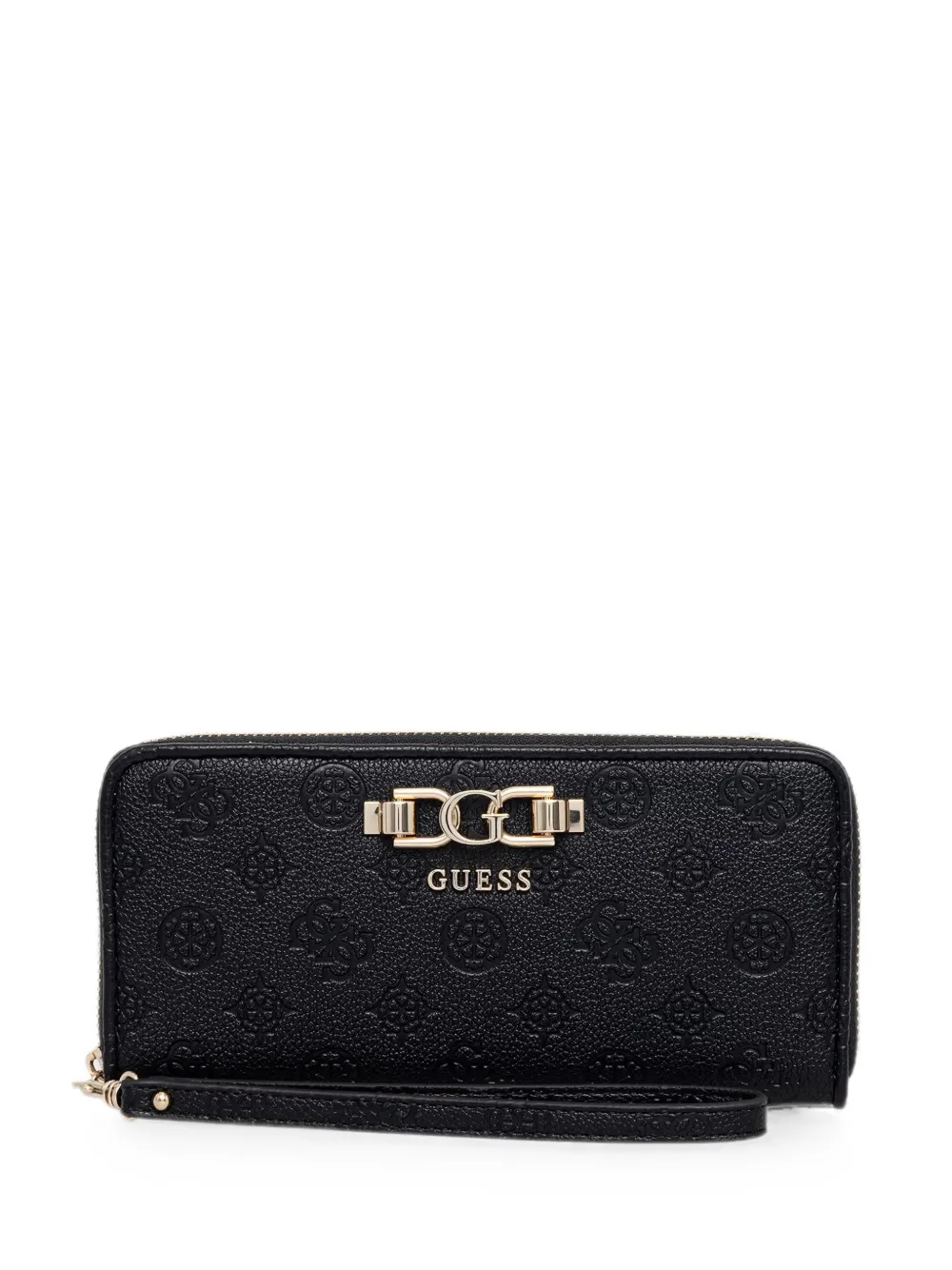 GUESS USA Anise monogram-debossed logo-plaque wallet - Nero