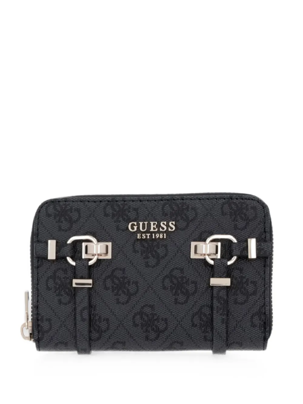 GUESS USA Leona 4G buckled wallet - Nero