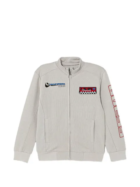 guess kids sudadera con parche del logo y cierre
