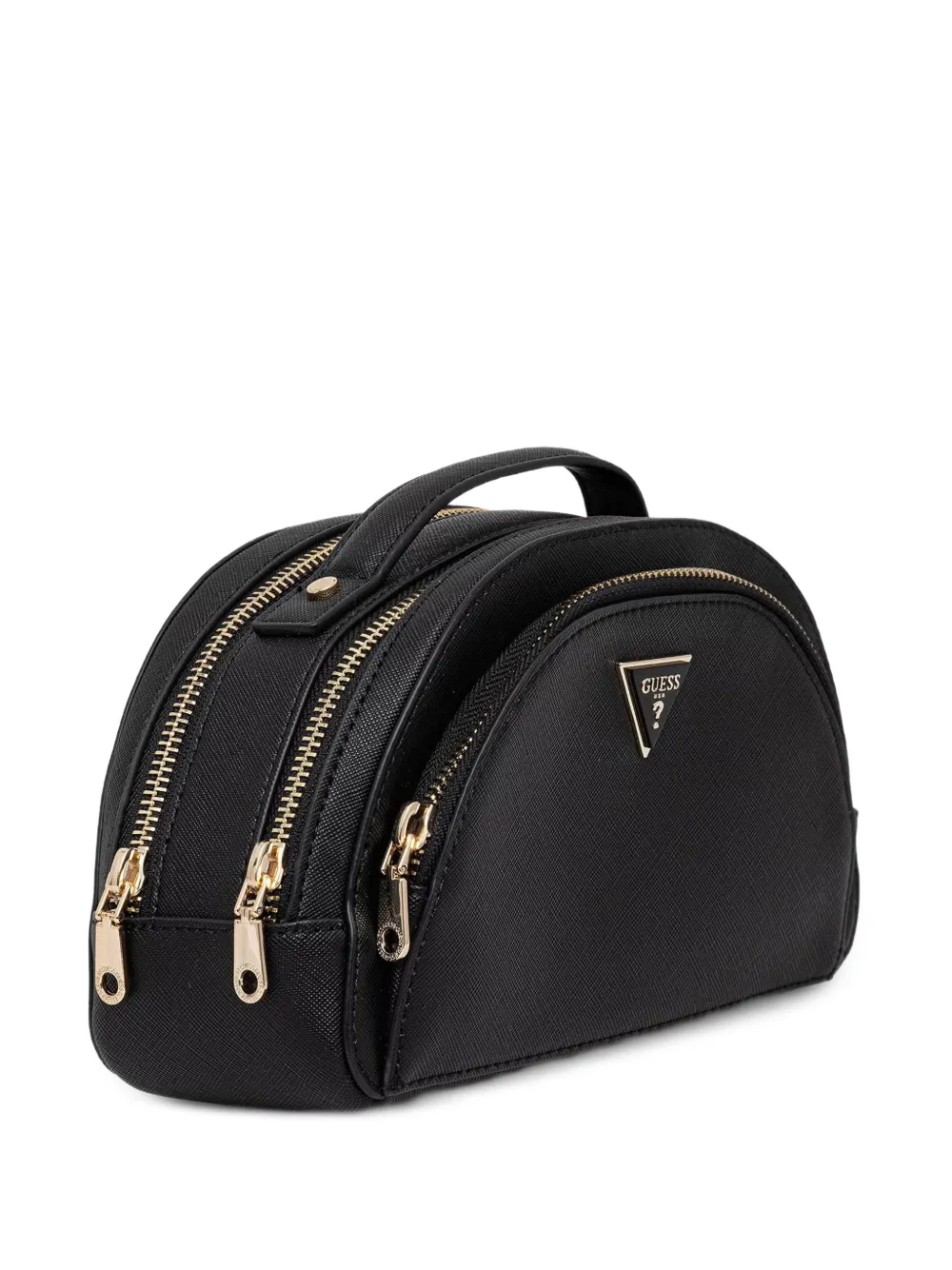  Guess Usa Estuche De Maquillaje Con Placa Del Logo - Negro 