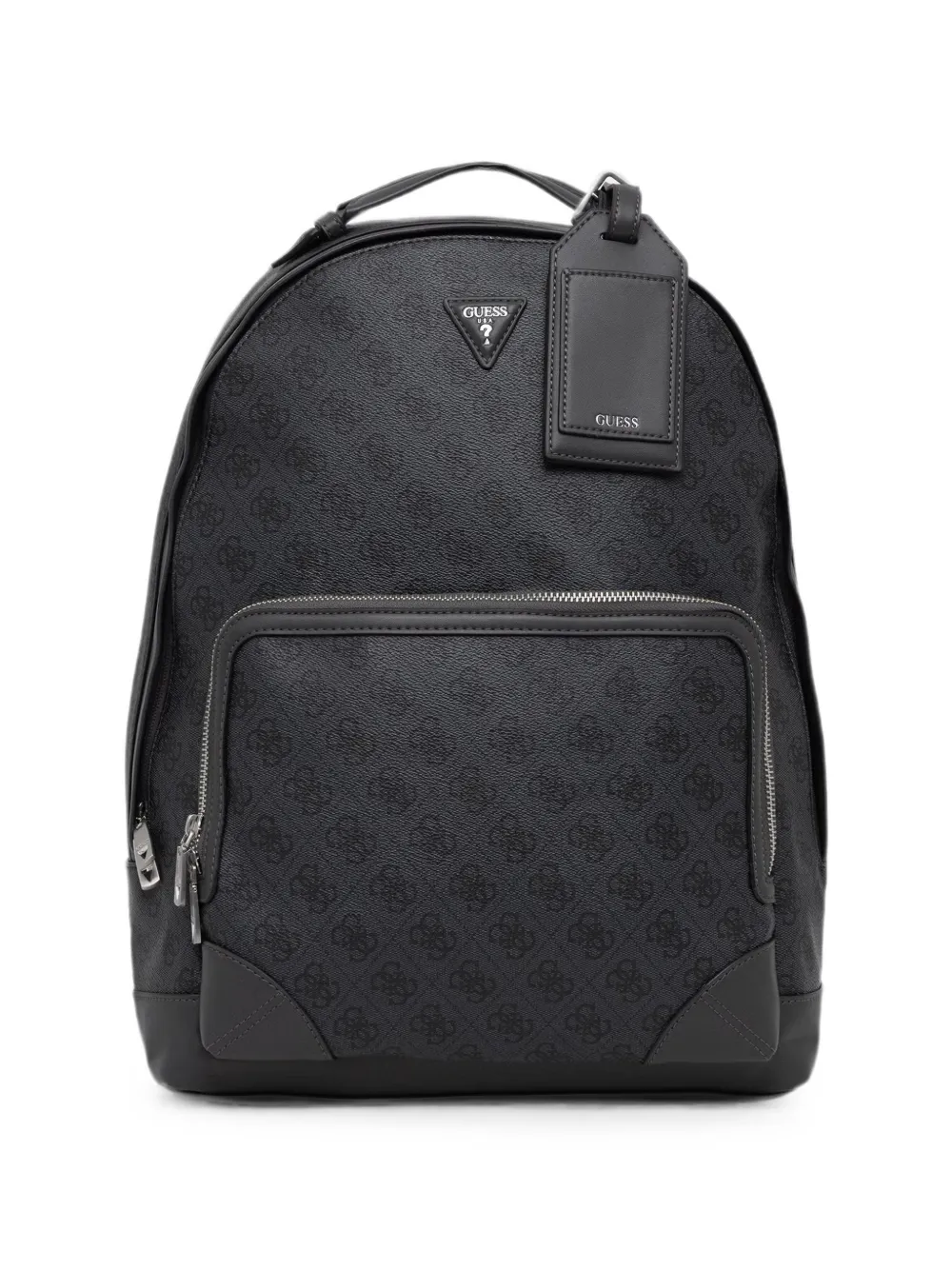 GUESS USA Milan monogram-print logo-plaque backpack - Nero