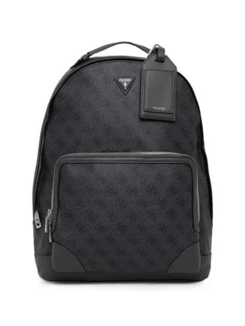 GUESS USA Milan monogram-print logo-plaque backpack