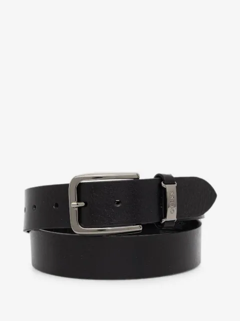 GUESS USA logo-plaque buckle belt