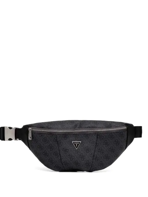 GUESS USA monogram-print logo-plaque belt bag