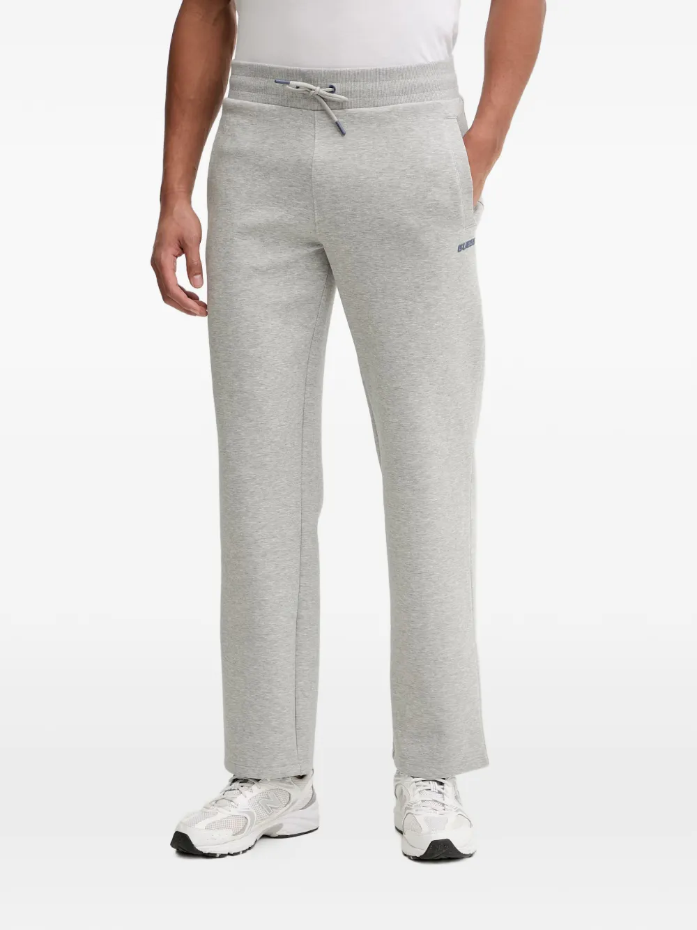 GUESS USA drawstring-waist track pants - Grigio