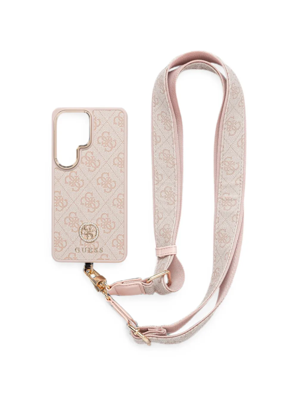 GUESS USA Samsung Galaxy S26 Ultra logo-print strap phone case - Rosa