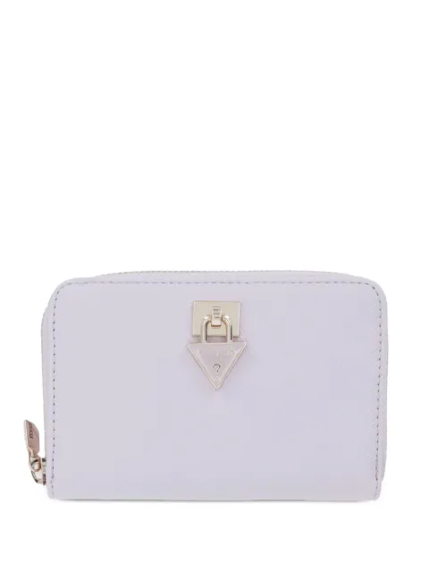 GUESS USA cartera Patsie con placa del logo y cremallera