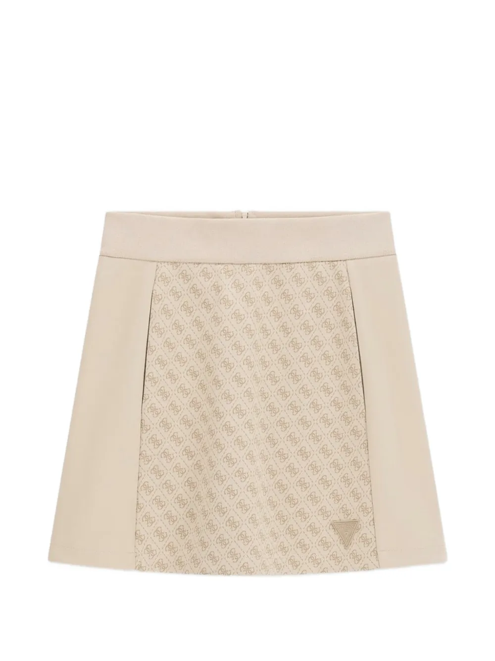 GUESS USA monogram-print panelled mini skirt - Toni neutri