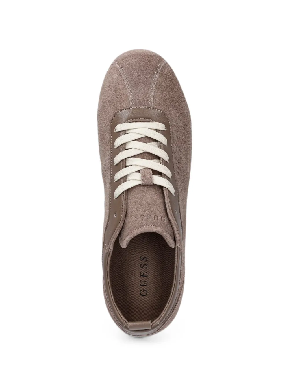 GUESS USA Olmo logo-debossed lace-up sneakers Bruin