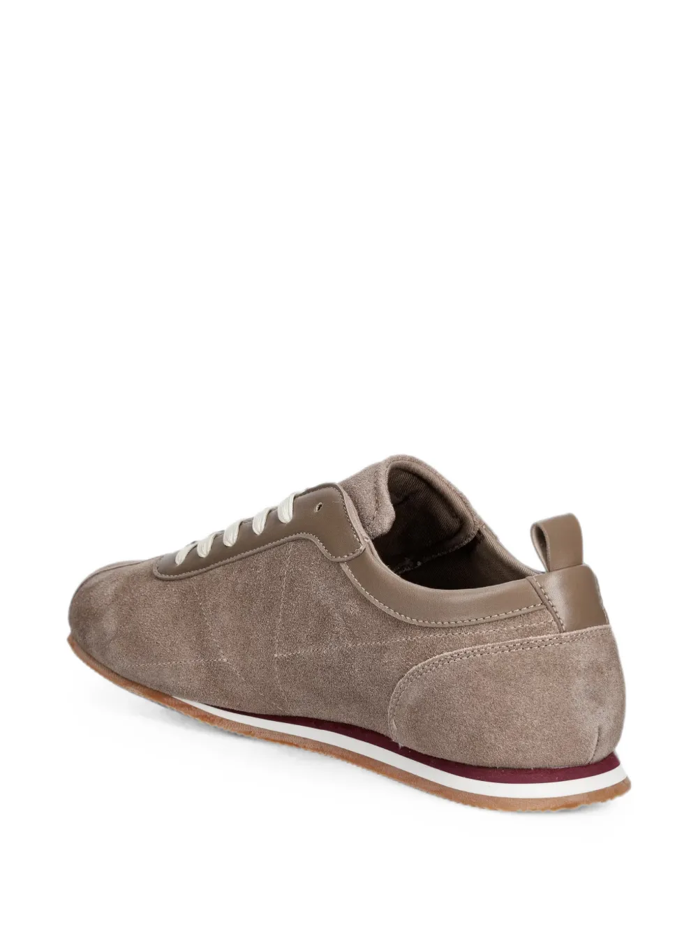 GUESS USA Olmo logo-debossed lace-up sneakers Bruin