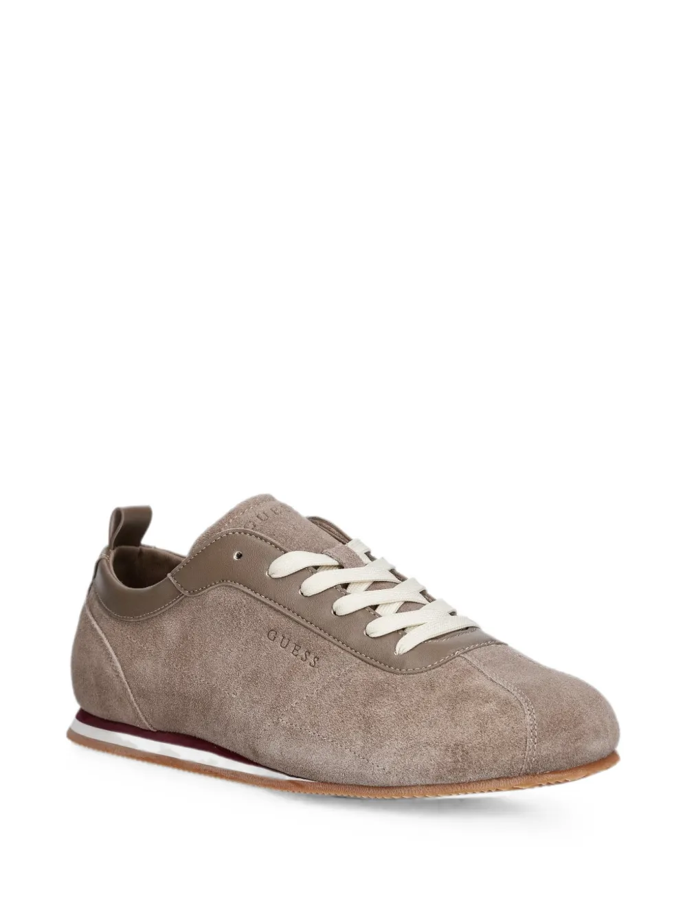 GUESS USA Olmo logo-debossed lace-up sneakers Bruin