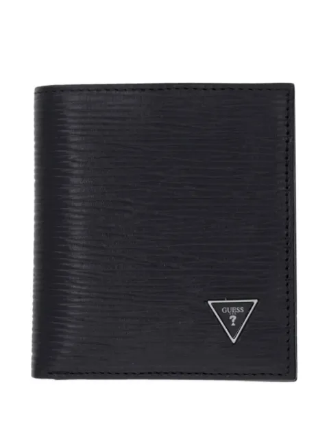 GUESS USA Milano logo-plaque textured wallet