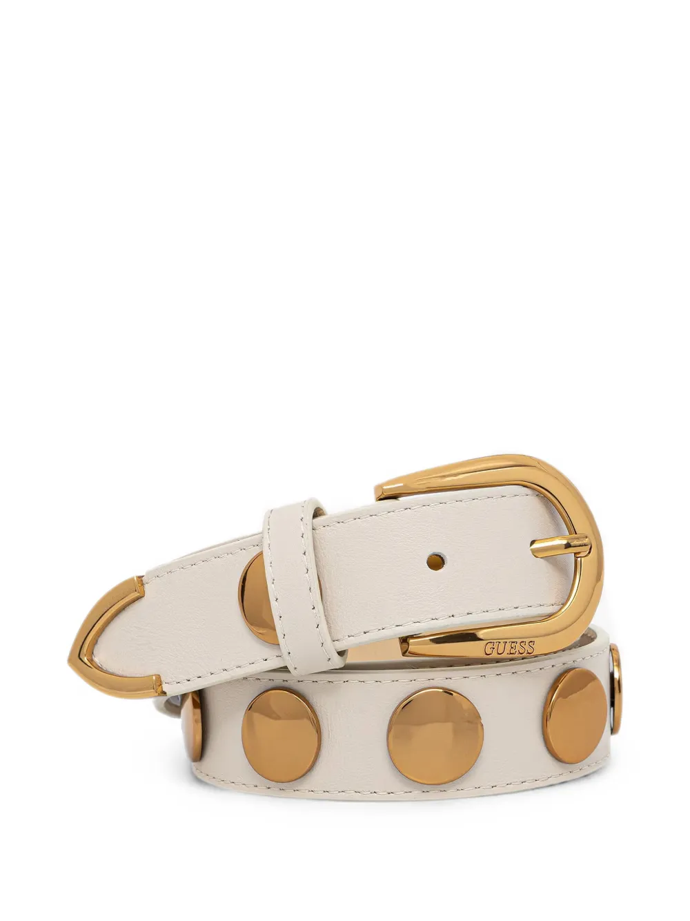 GUESS USA studded leather belt - Toni neutri