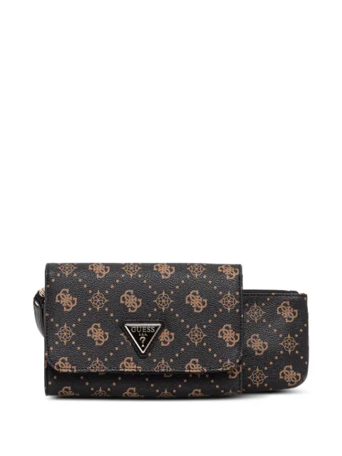 GUESS USA Silia logo-print detachable-pouch wallet