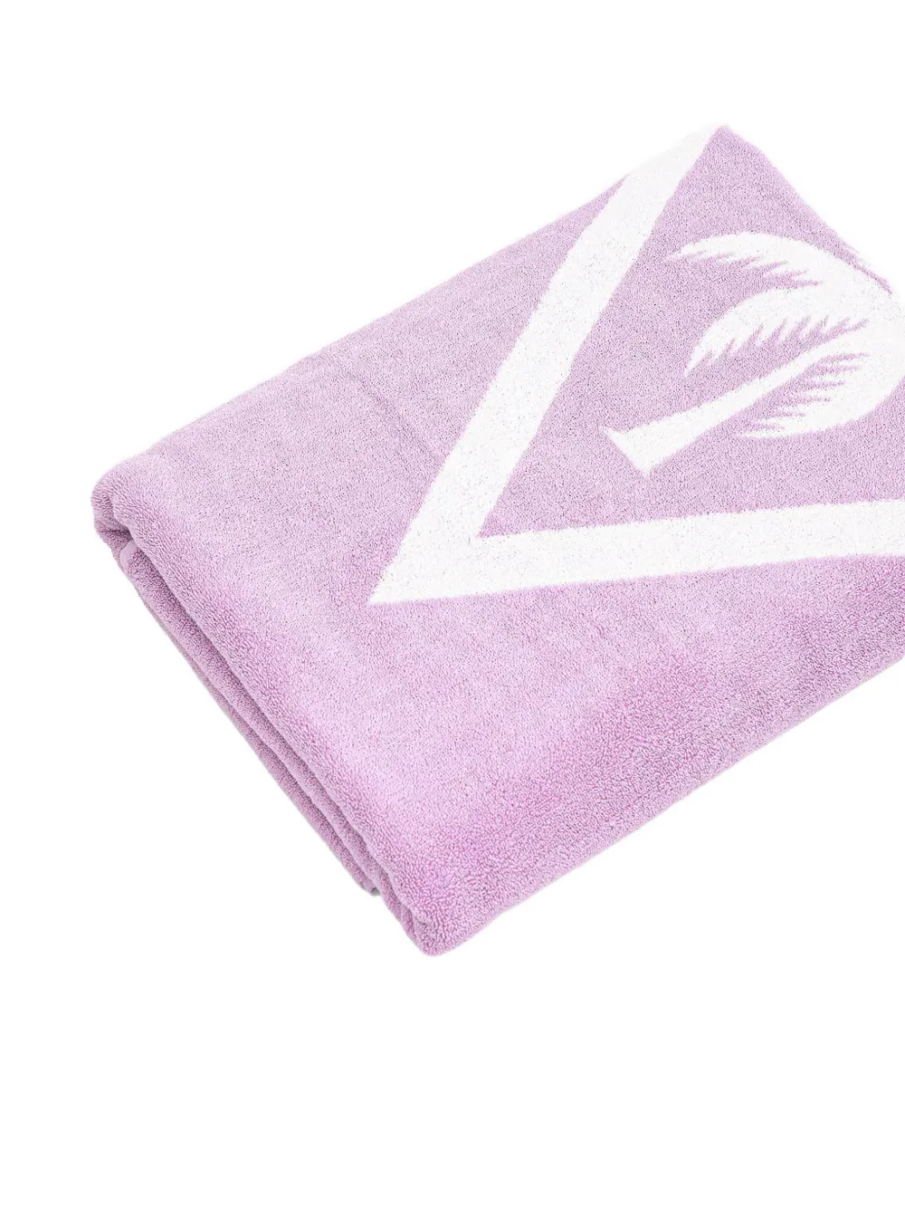 GUESS USA Strandlaken met palmboom en logoprint Paars