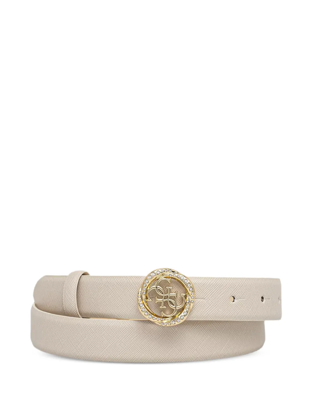 GUESS USA 4-G logo crystal-embellished belt