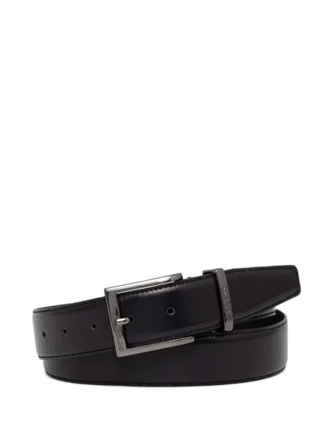 GUESS USA logo-engraved buckle belt