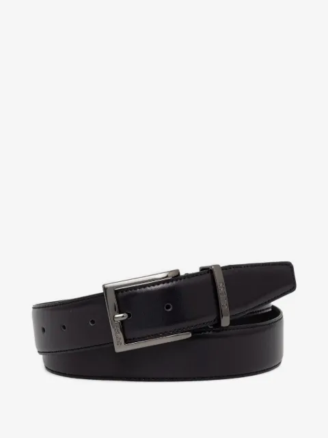 GUESS USA logo-engraved buckle belt