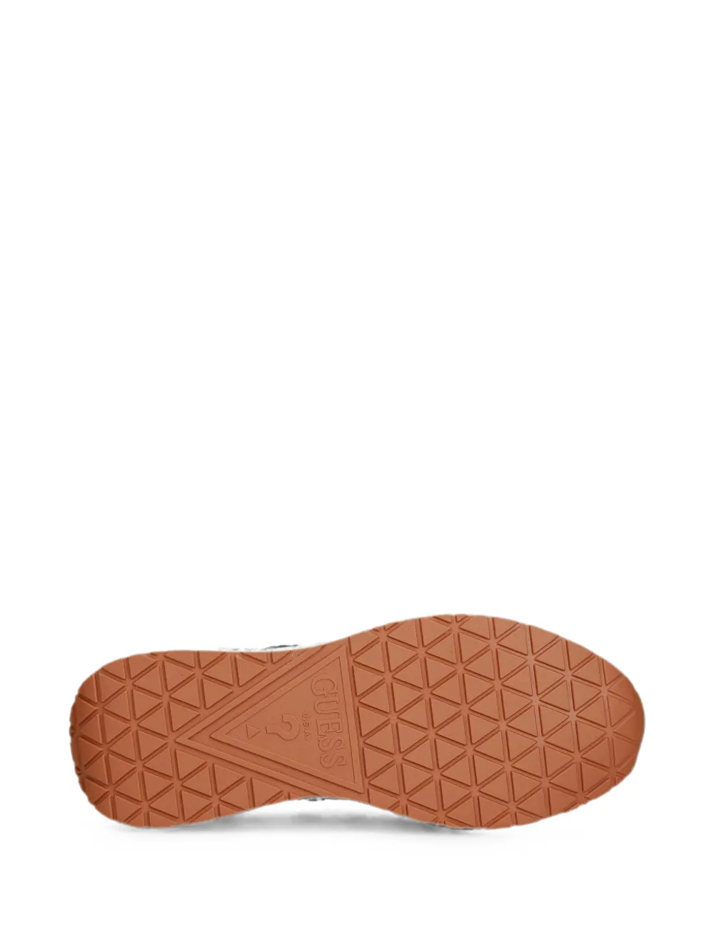 GUESS USA Aria logo-print panelled sneakers Groen