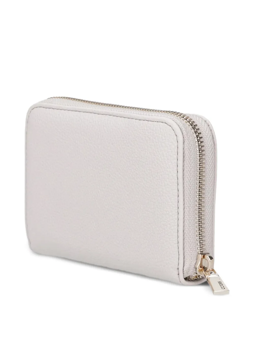 GUESS USA Laurel portemonnee met logoplakkaat en bewerkt effect Wit