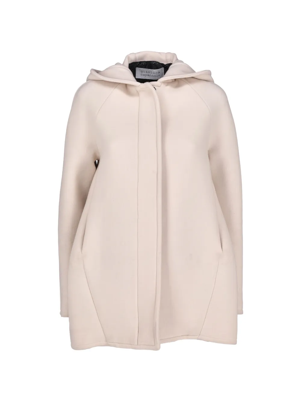 Gianluca Capannolo hooded raglan-sleeve coat - Nude