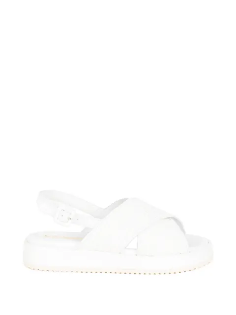 Luca Grossi woven crossover sandals