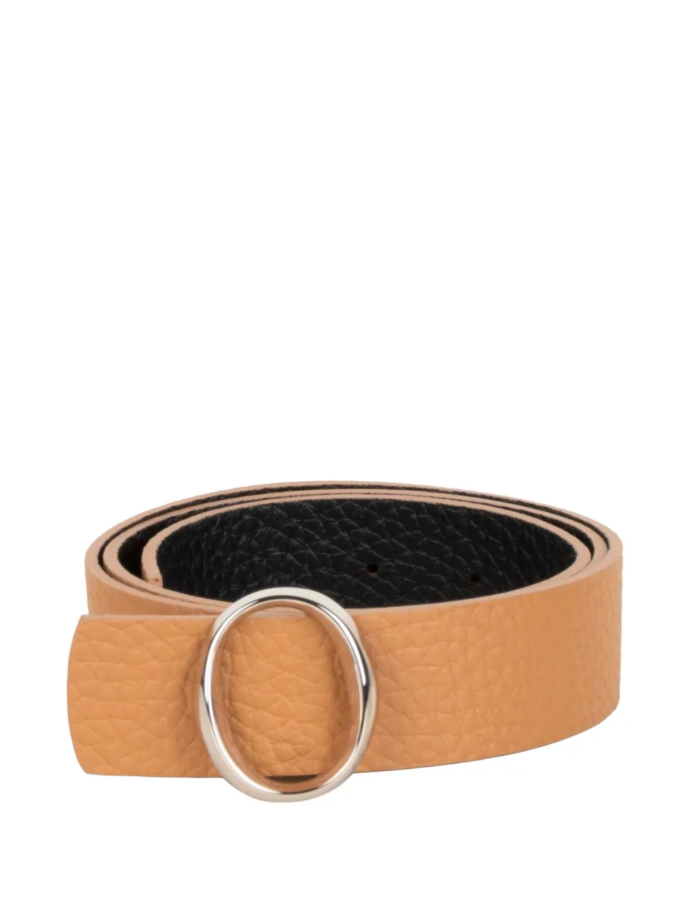 Orciani grainy reversible belt - Toni neutri