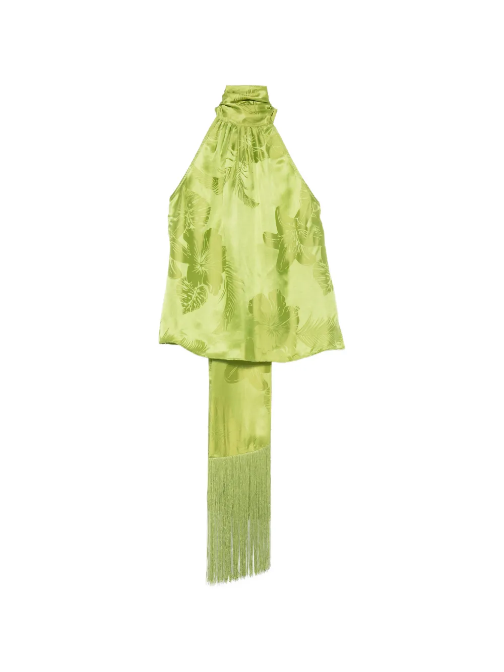 Retrofete Martana fringed-tie top - Verde