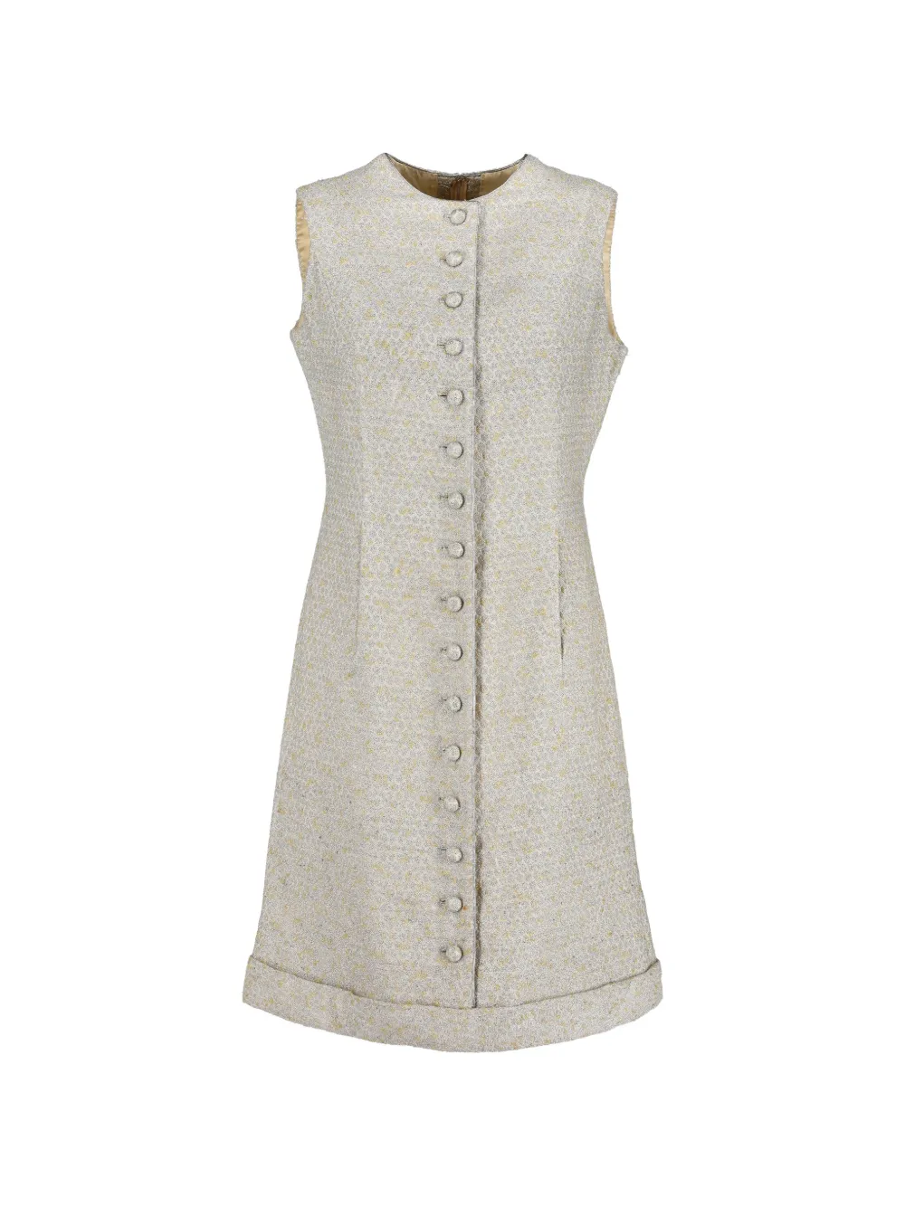 Harry Halgo button-front sleeveless dress - Grey
