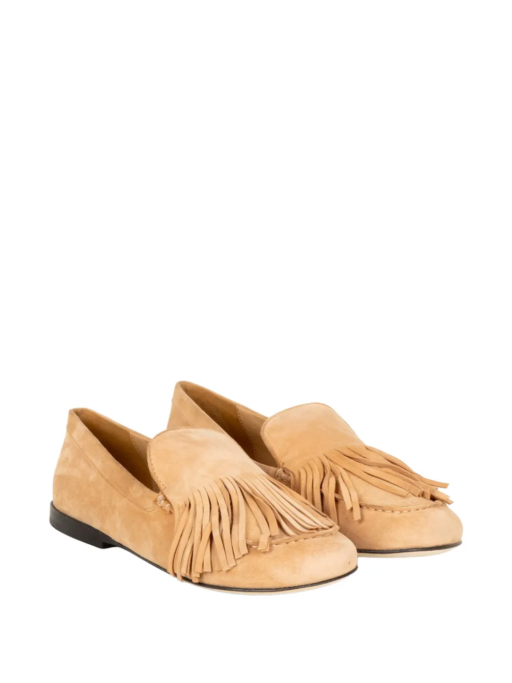  Jvam Mocasines Con Ribete De Flecos - Neutro 