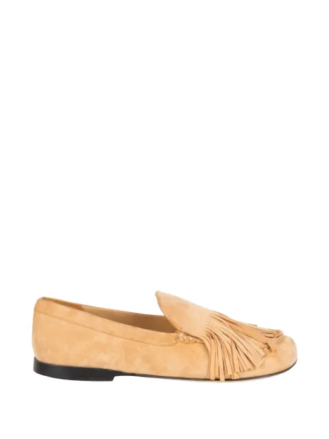 JVAM fringe-trim suede loafers