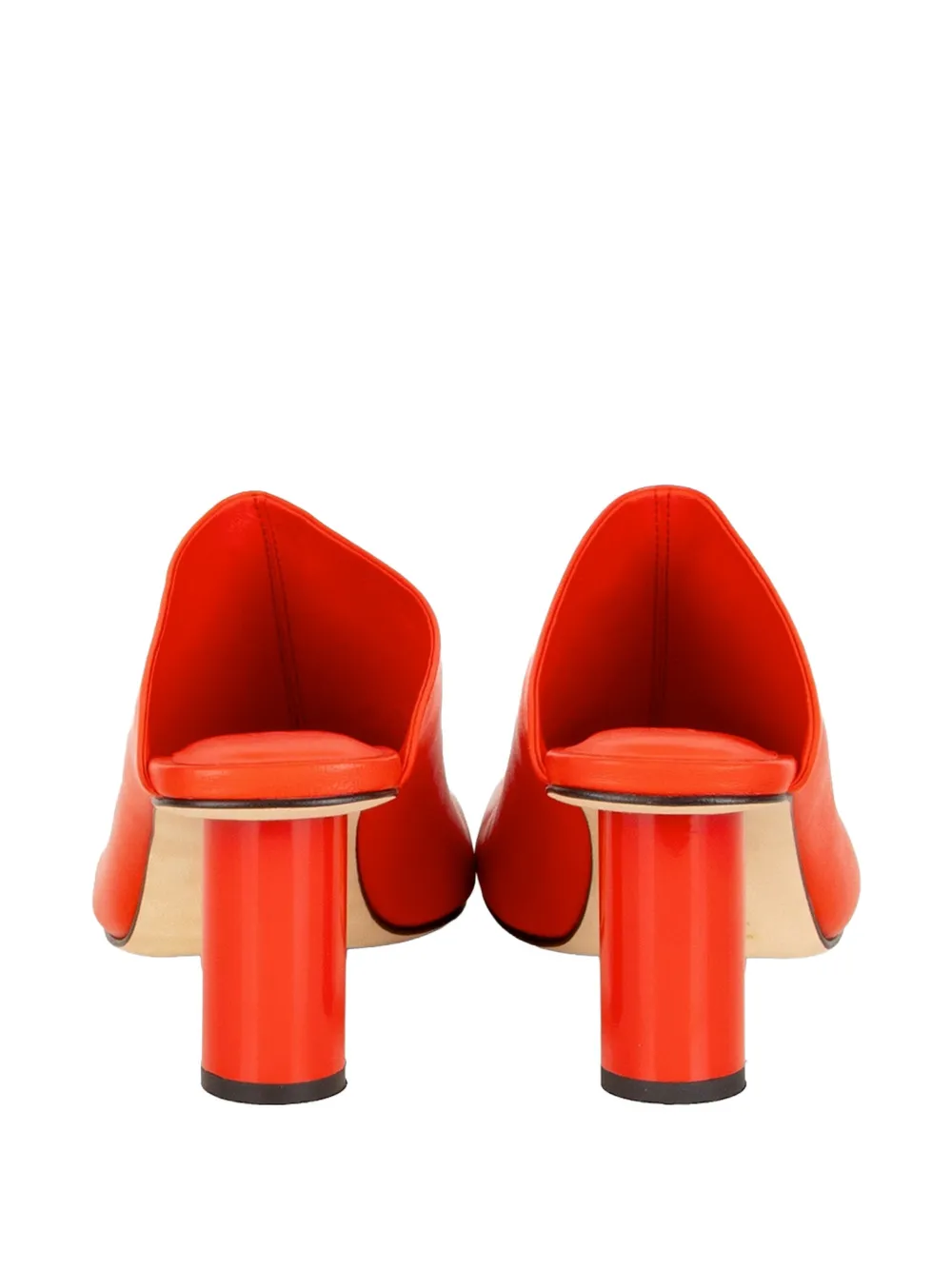  Jvam Mules Dali Con Tacón - Naranja 