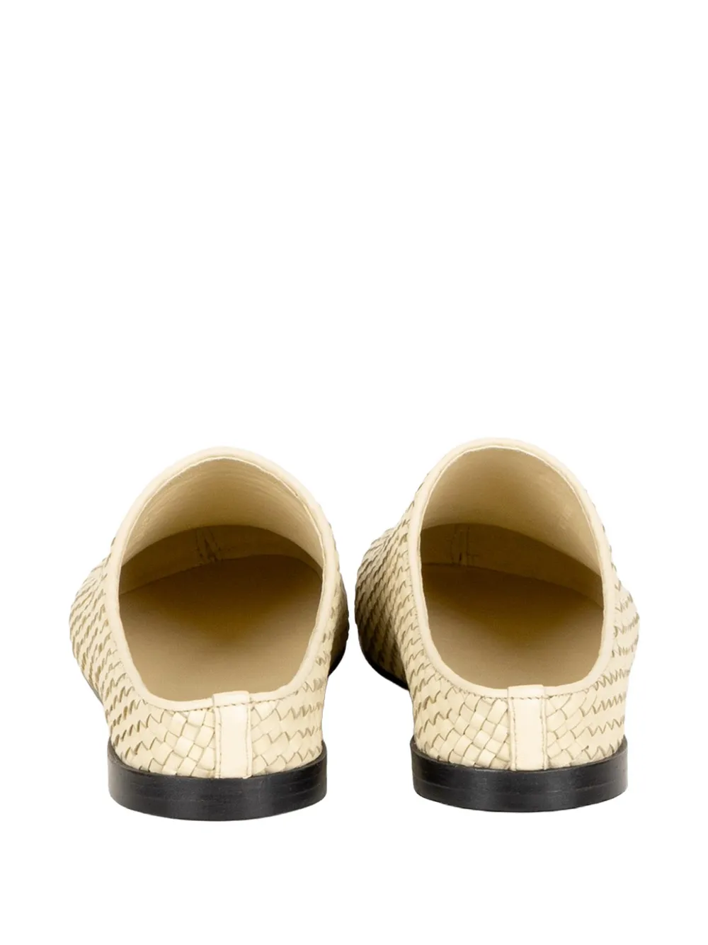  Jvam Mules Con Diseño Tejido - Neutro 