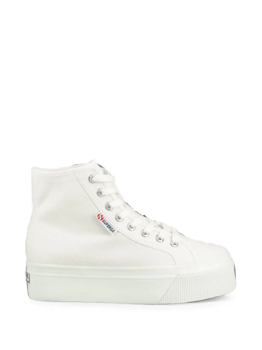 Superga high-top platform sneakers - Bianco