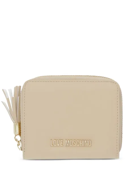 Love Moschino logo-plaque tassel wallet
