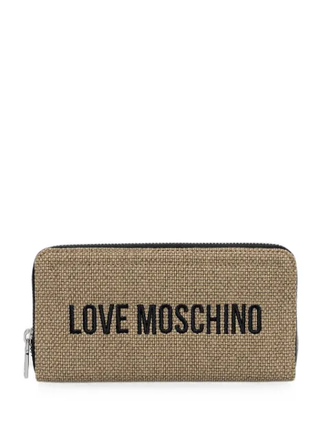 Love Moschino Portemonnaie mit Logo-Stickerei