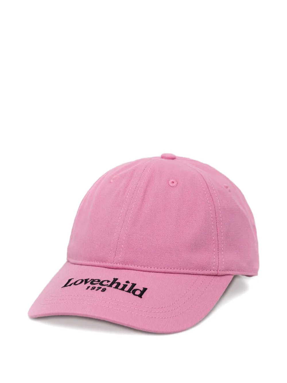 lovechild logo-embroidered cotton cap - Rosa