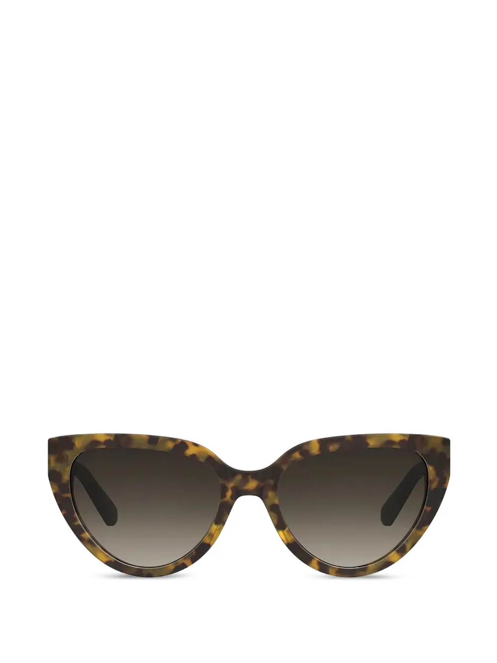 Love Moschino Occhiali da sole cat-eye con effetto tartarugato - Marrone