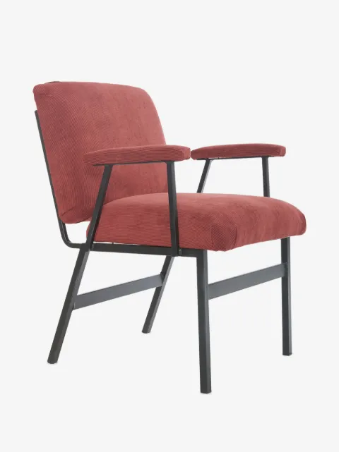 CAVALLI E NASTRI VINTAGE Bauhaus corduroy western-print chair