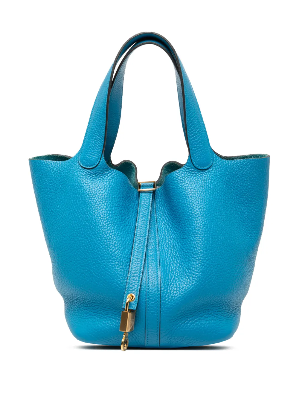 Hermès Pre-Owned 2018 Togo Picotin Lock 22 handbag - Blue
