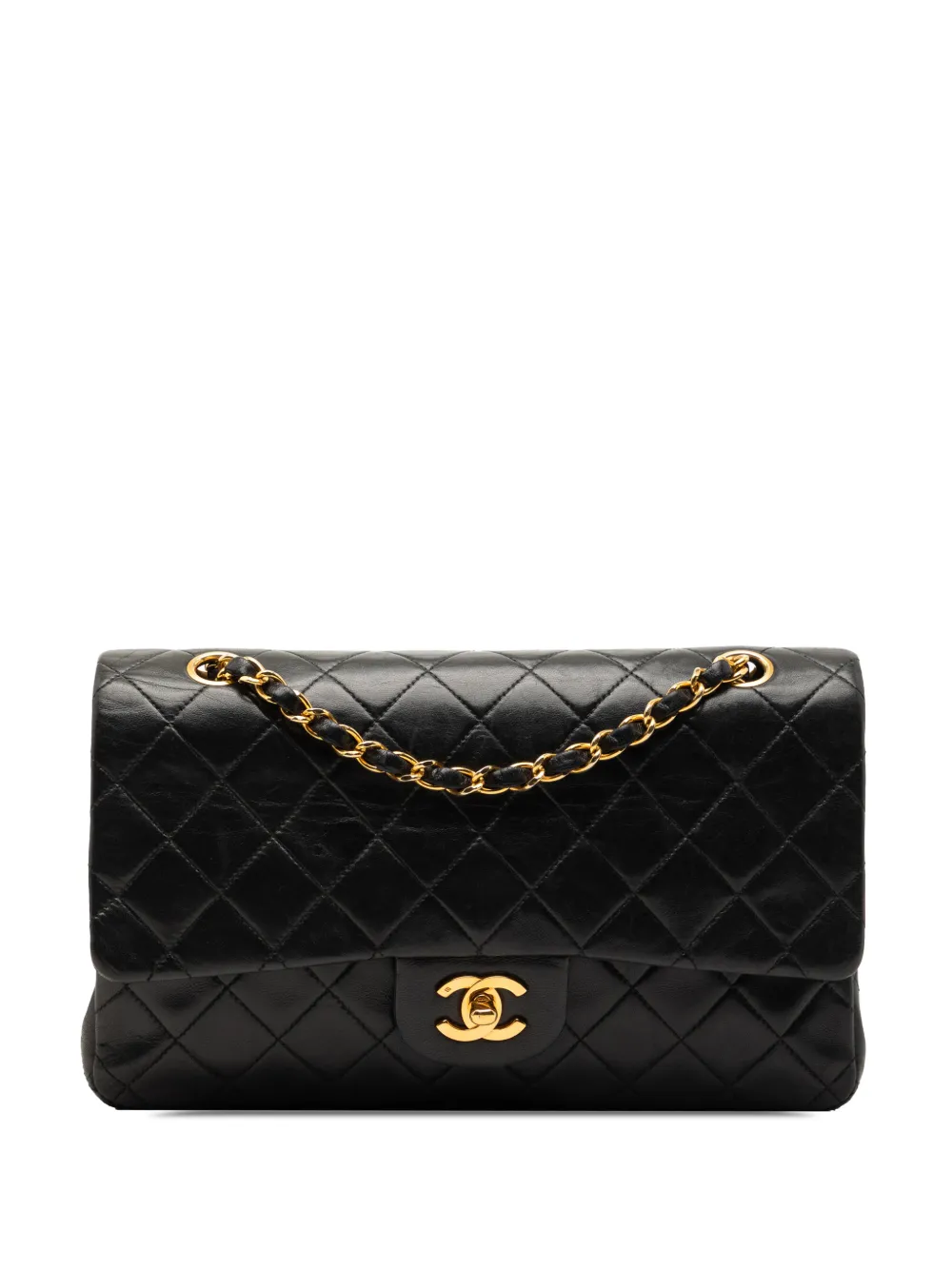 CHANEL Pre-Owned 1989-1991 Medium Classic Lambskin Double Flap shoulder bag - Schwarz