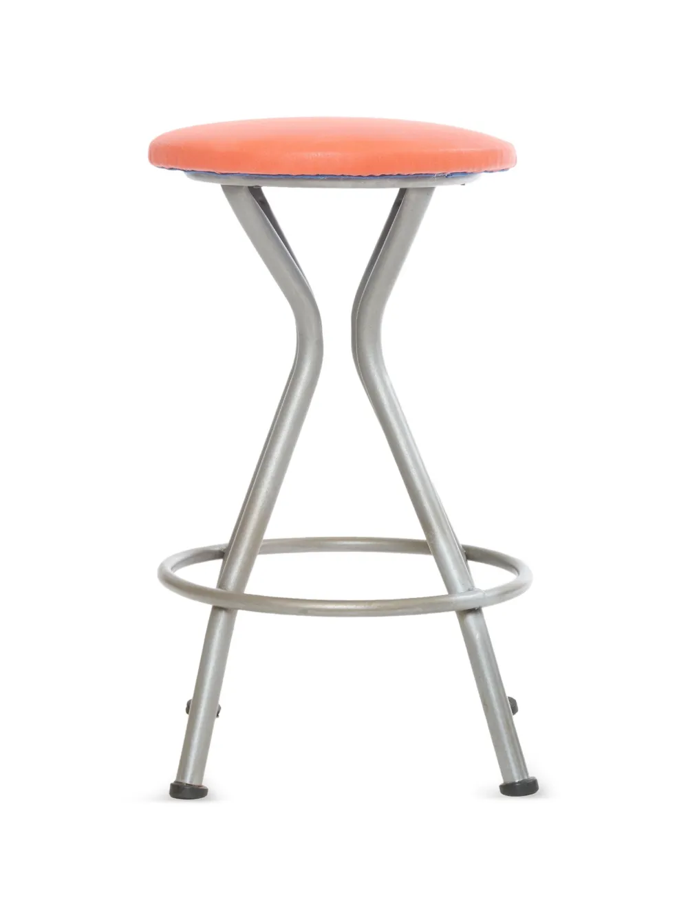 CAVALLI E NASTRI VINTAGE padded round-seat stool - Grigio